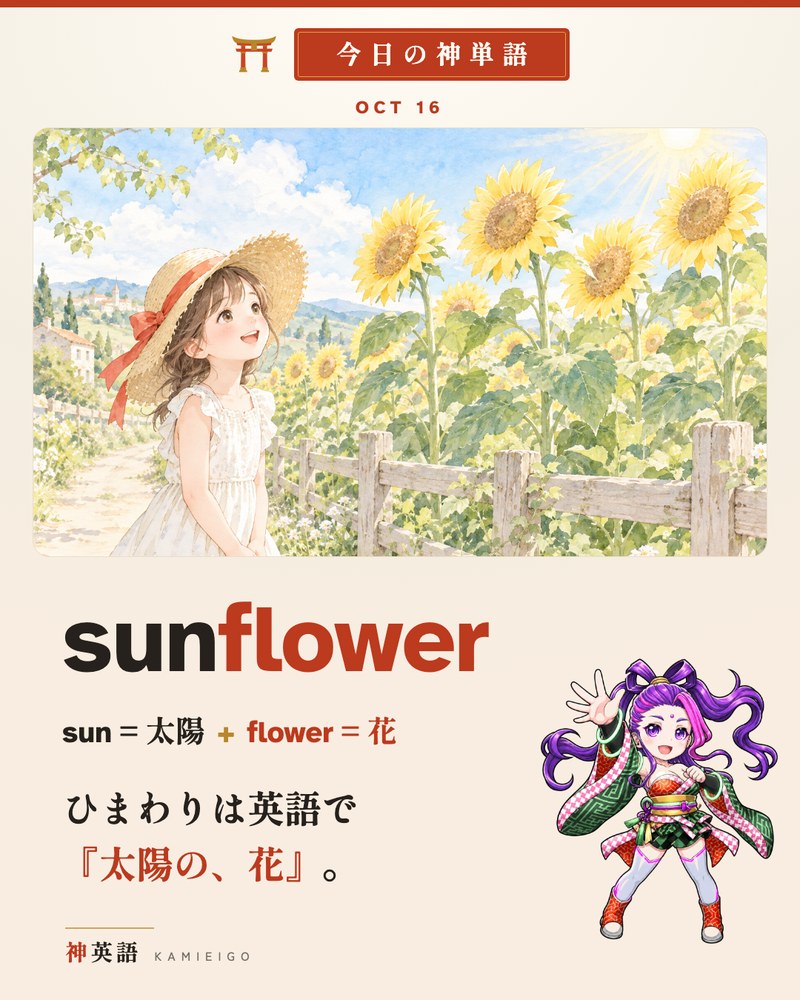 今日の神単語 サンプル